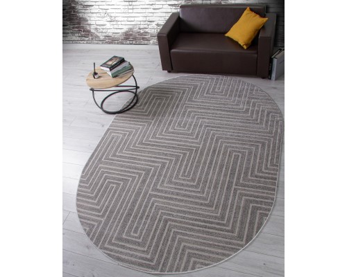 Merinos Ковер Dios F412 light gray Овал