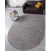 Merinos Ковер Dios F412 light gray Овал