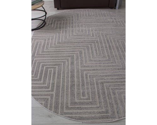 Merinos Ковер Dios F412 light gray Овал