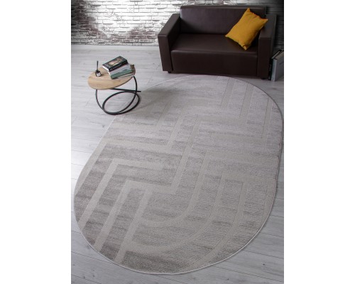 Merinos Ковер Dios F439 light gray Овал