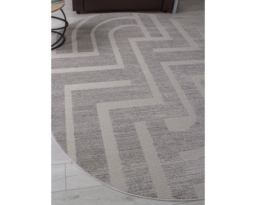 Merinos Ковер Dios F439 light gray Овал