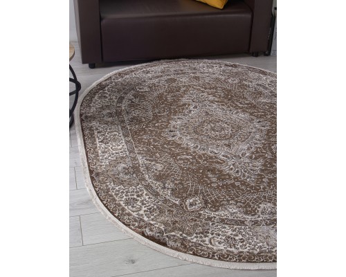 Merinos Ковер Dolce d414 brown Овал Merinos Ковер Dolce d414 brown Овал