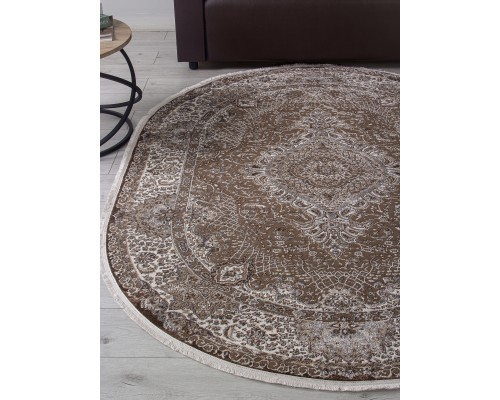 Merinos Ковер Dolce d414 brown Овал Merinos Ковер Dolce d414 brown Овал
