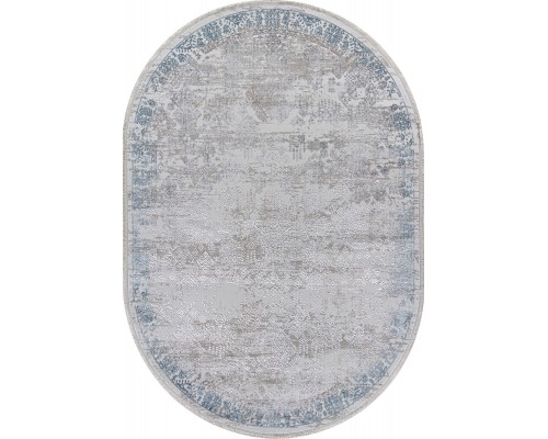 Arda Ковер Efsan L252A cream shrink/blue fdy Овал