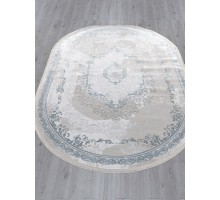 Arda Ковер Efsan L278A cream shrink/blue fdy Овал