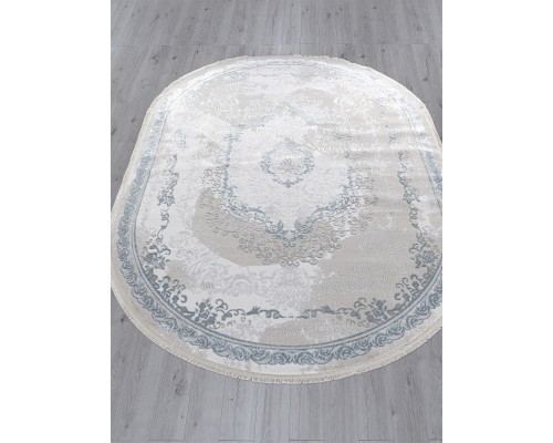 Arda Ковер Efsan L278A cream shrink/blue fdy Овал Arda Ковер Efsan L278A cream shrink/blue fdy Овал