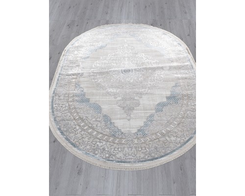 Arda Ковер Efsan L279A cream shrink/blue fdy Овал