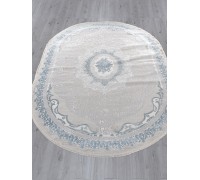 Arda Ковер Efsan Q010A cream shrink/blue fdy Овал