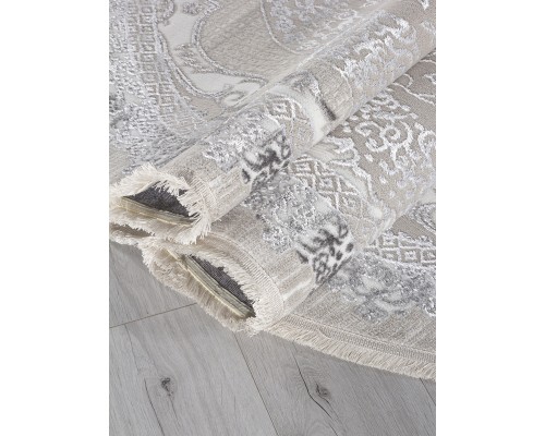 Arda Ковер Efsan Q010A cream shrink/grey fdy Овал Arda Ковер Efsan Q010A cream shrink/grey fdy Овал