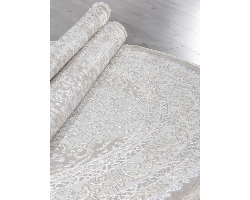Arda Ковер Efsan Q011A beige shrink/beige fdy Овал Arda Ковер Efsan Q011A beige shrink/beige fdy Овал