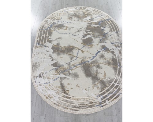 Kardelen Ковер Essa 27243A gry/blue Овал