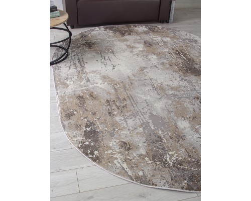 Merinos Ковер Graff 3433 gray-beige Овал