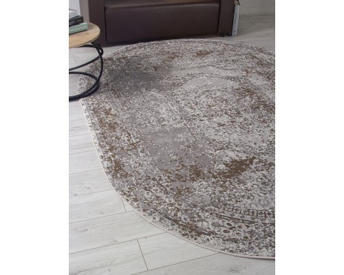 Merinos Ковер Graff F240 gray-beige Овал