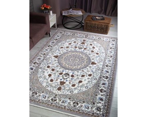 Merinos Ковер Halif F611 gray-l.blue