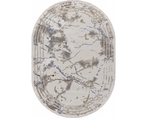Kardelen Ковер Mosso 27243A gry/navy Овал
