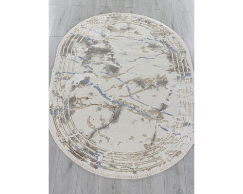 Kardelen Ковер Mosso 27243A gry/navy Овал