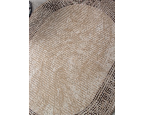 Aidin Carpet Ковер Praga 06022A toz gri/brown Овал