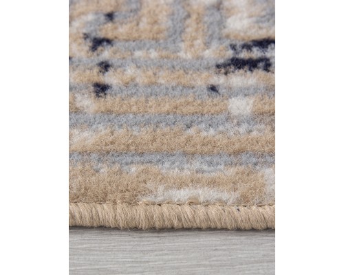 Aidin Carpet Ковер Praga 06022A toz gri/navy Овал