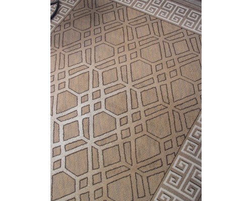 Aidin Carpet Ковер Praga 06027A beige/dark vizon