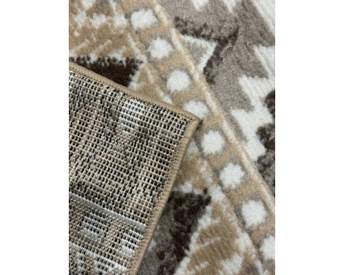 Aidin Carpet Ковер Praga 06050A brown/toz gri