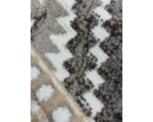 Aidin Carpet Ковер Praga 06050A brown/toz gri