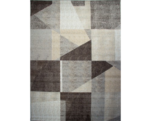 Aidin Carpet Ковер Praga 06052A brown/toz gri