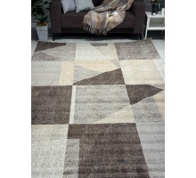 Aidin Carpet Ковер Praga 06052A brown/toz gri