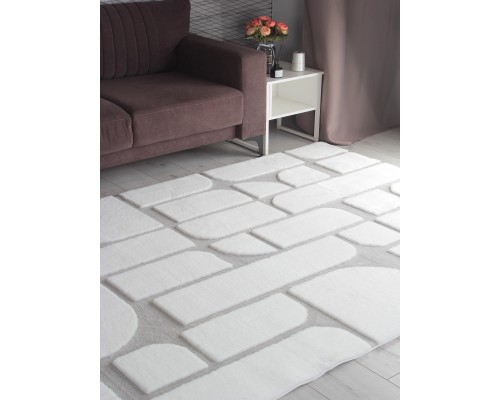 Pixel Ковер Rabbit Carving PX4001 cream/grey