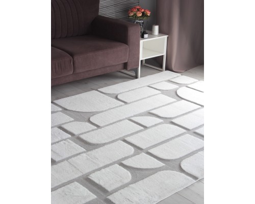 Pixel Ковер Rabbit Carving PX4001 cream/grey