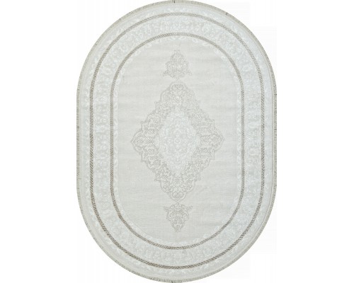 Ковер турецкий Durkar Rubi 26737Z cream/cream Овал