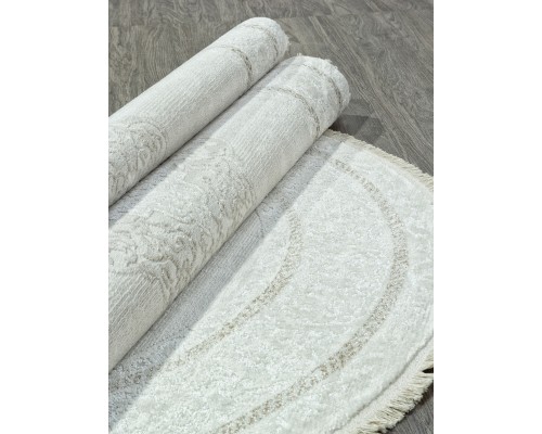 Ковер турецкий Durkar Rubi 26737Z cream/cream Овал