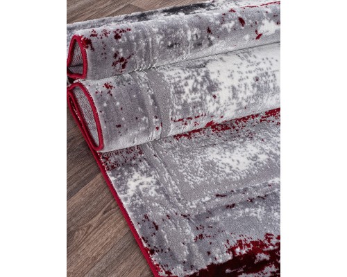 Arda Ковер Satine S107B koyu grey coken/red Arda Ковер Satine S107B koyu grey coken/red
