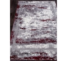 Arda Ковер Satine S107B koyu grey coken/red