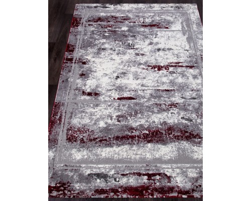 Arda Ковер Satine S107B koyu grey coken/red Arda Ковер Satine S107B koyu grey coken/red