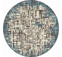 Merinos Ковер Serenity D730 blue Круг