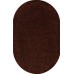 Ковер Merinos Shaggy Ultra s600 brown Овал