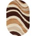 Ковер Merinos Shaggy Ultra s607 beige-brown Овал