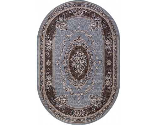 Ковер Merinos Sierra 5444 blue-brown Овал