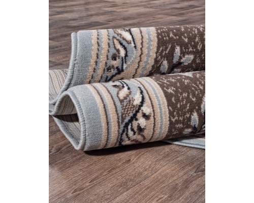 Ковер Merinos Sierra 5444 blue-brown Овал