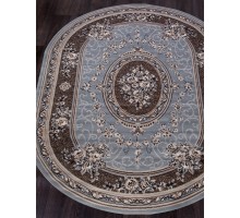 Ковер Merinos Sierra 5444 blue-brown Овал