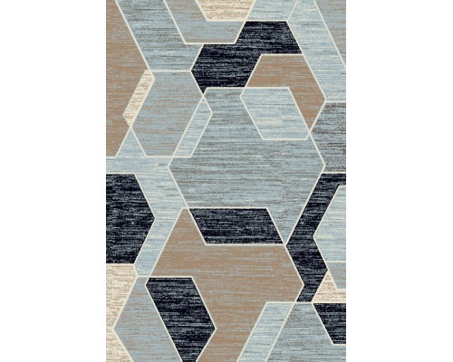 Merinos Ковер Sierra F058 blue-brown 2 Merinos Ковер Sierra F058 blue-brown 2