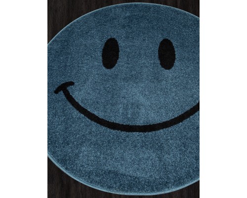 Merinos Ковер Smile 2 NC19 blue Круг