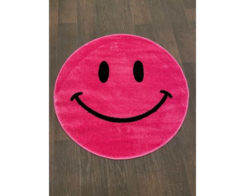 Merinos Ковер Smile 2 NC19 pink Круг