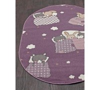 Ковер Merinos Sofit 2922 light purple Овал