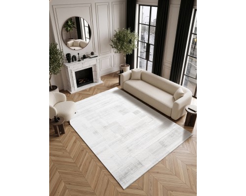 Ковер турецкий Karmen Hali Tesso GD026G cream/grey