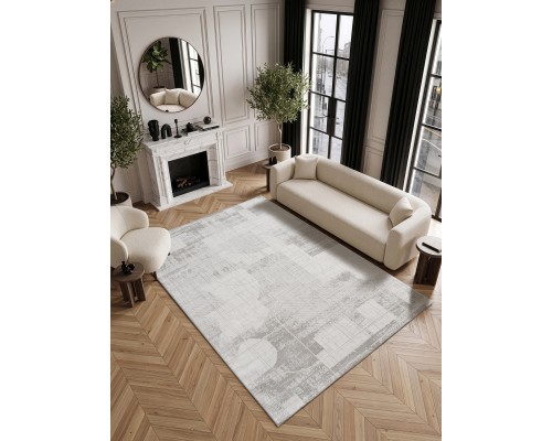 Ковер турецкий Karmen Hali Tesso GD056G cream/grey