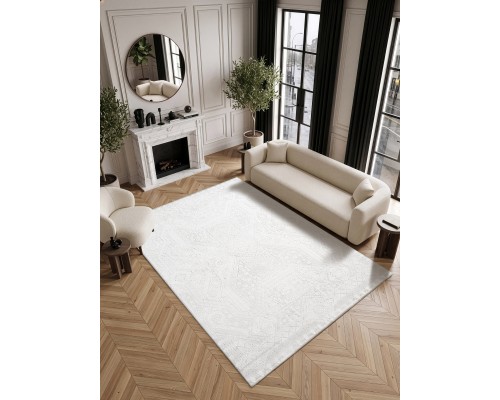 Ковер турецкий Karmen Hali Tesso GD057G cream/grey