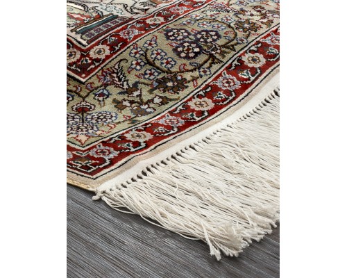 Qinghai Tibetan Sheep Carpets Ковер Tibet Silk Silk S-12 cream