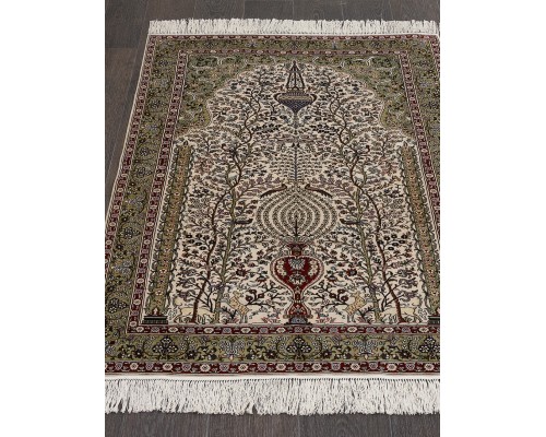 Qinghai Tibetan Sheep Carpets Ковер Tibet Silk Silk S-12 cream