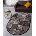 Merinos Ковер Valencia Deluxe d328 brown Овал
